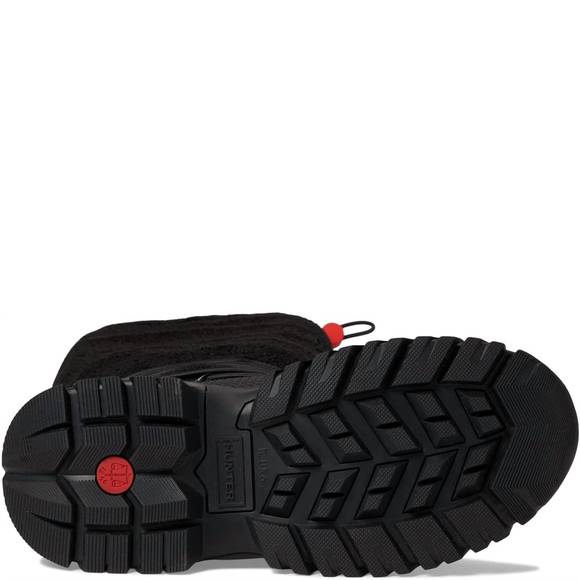 NEW HUNTER women's wanderer tall sherpa snow boot in black - Picture 4 of 4